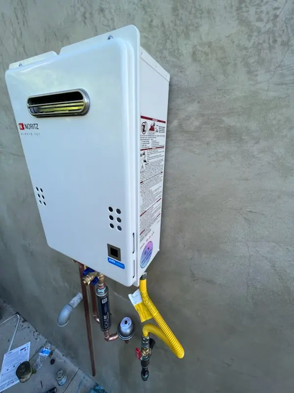 Tankless water heater installation for Maryvale Park homes